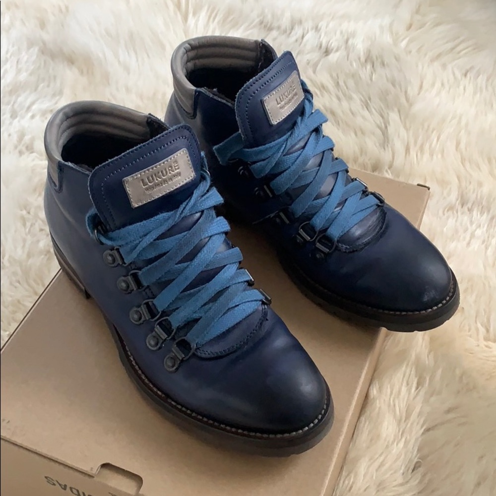 Lukure Lace Up Ankle Boots Size 37.5